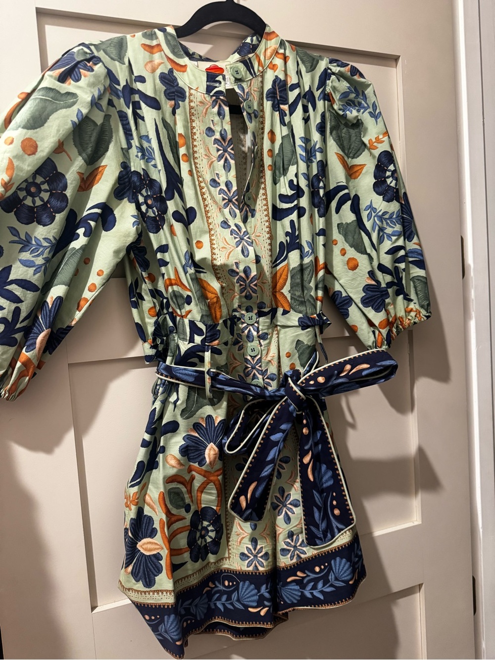 Farm Rio green ornamental romper - Picture 4 of 5